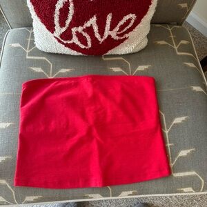 BRAND NEW Red Women’s strapless workout top